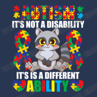 Its Not A Disability Different Ability Autism Raccoon Men Denim Jacket | Artistshot