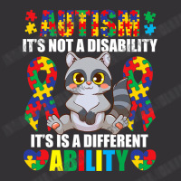 Its Not A Disability Different Ability Autism Raccoon Vintage Hoodie | Artistshot