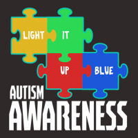 Light It Up Blue Puzzle Inspirational Autism Awareness Racerback Tank | Artistshot