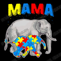 Mama Elephant Autism Awareness V-neck Tee | Artistshot