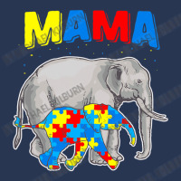 Mama Elephant Autism Awareness Men Denim Jacket | Artistshot