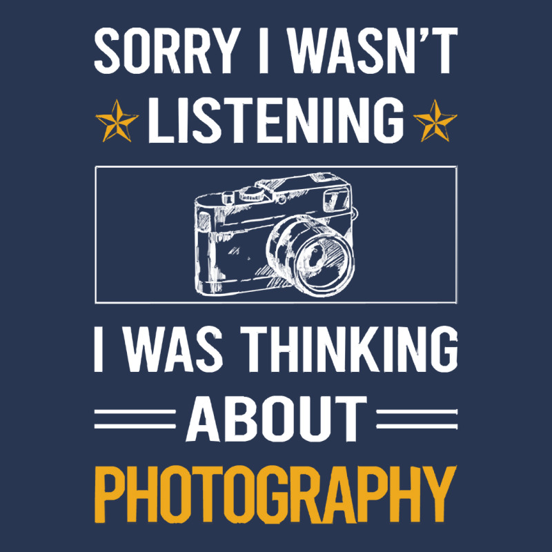 Photography T  Shirt Funny Listening Photography Photographer Camera T Men Denim Jacket | Artistshot