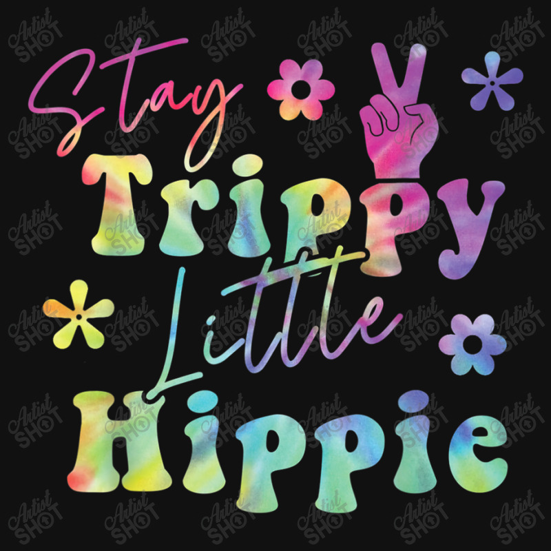 Hippie Hippy Mom Quote Tie Dye 60s 70s Stay Trippy Little Hippie Throw ...