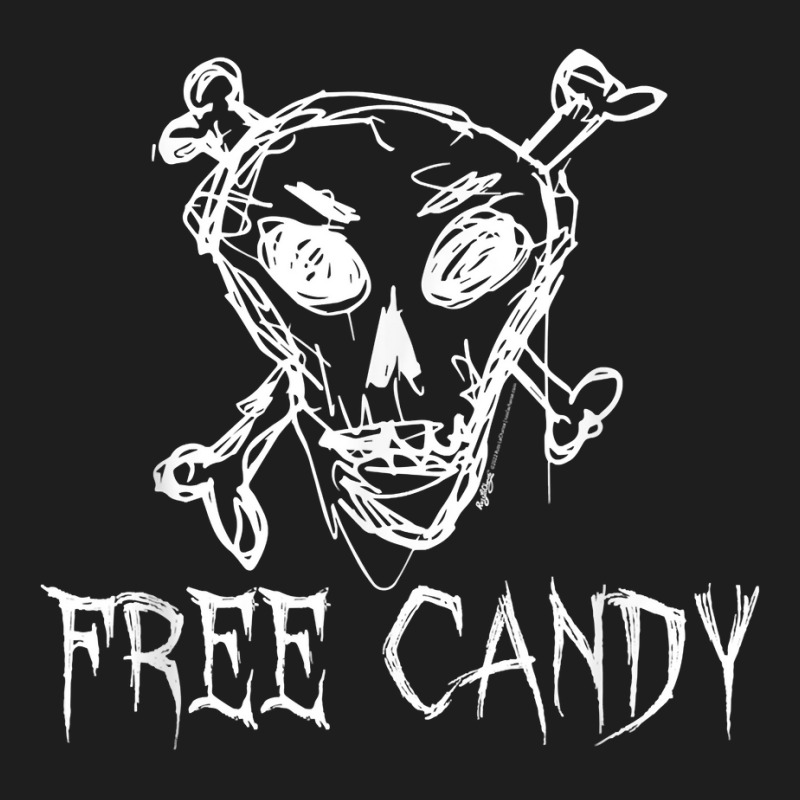 Free Candy Halloween Costume Word Design T Shirt Classic T-shirt | Artistshot