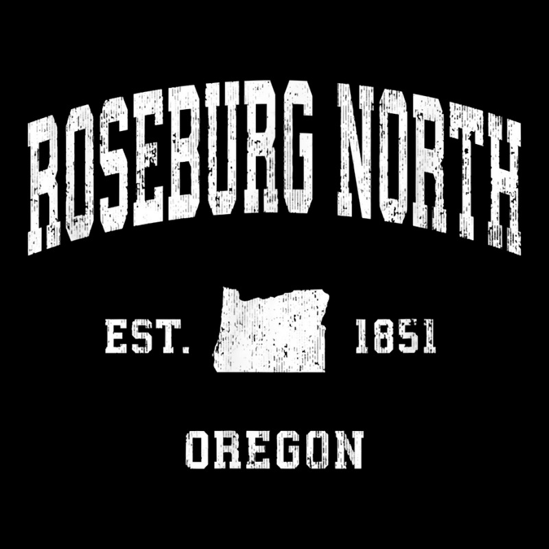 Roseburg North Oregon Or Vintage Athletic Sports Design T Shirt Adjustable Cap by kewisharemeliadq | Artistshot