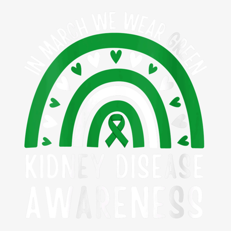 Womens In March We Wear Green Rainbow Kidney Disease Awareness V Neck  Champion Hoodie | Artistshot