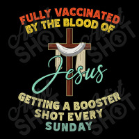 Jesus Fully Vaccinated By The Blood Of Jesus Booster Sunday 523 Women's V-neck T-shirt | Artistshot