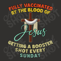 Jesus Fully Vaccinated By The Blood Of Jesus Booster Sunday 523 Champion Hoodie | Artistshot