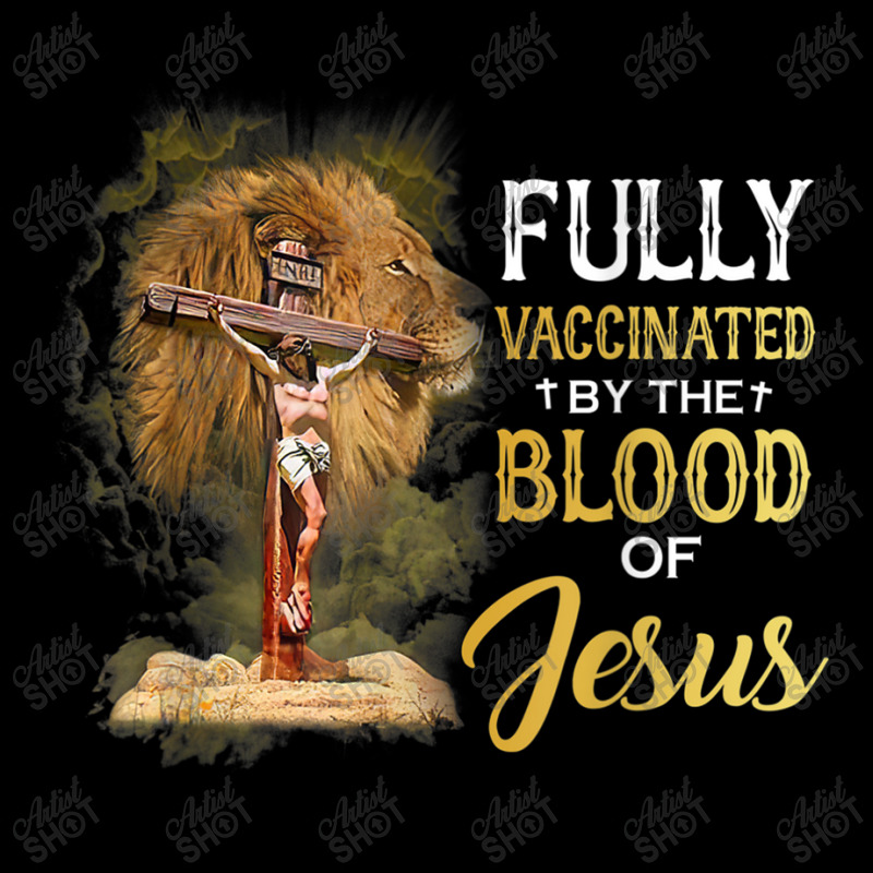 Jesus Fully Vaccinated By The Blood Of Jesus Cross Faith Christian Long Sleeve Shirts | Artistshot