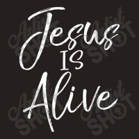 Jesus Jesus Is Alive Vintage Bold Christian Resurrection Tank Top | Artistshot