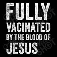 Jesus Fully Vaccinated By The Blood Of Jesus Funny Christian 290 Women's V-neck T-shirt | Artistshot