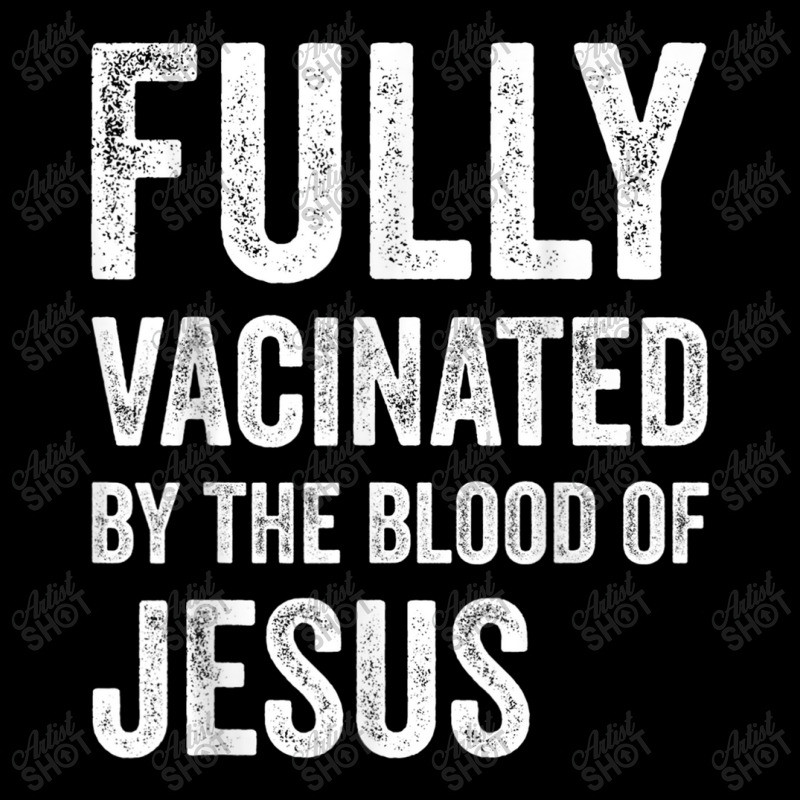 Jesus Fully Vaccinated By The Blood Of Jesus Funny Christian 290 Cropped Sweater by urethrapricey | Artistshot