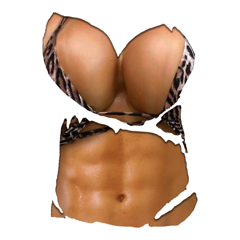  Fake Abs Shirt Bikini Body Muscle Six Pack Fake Big