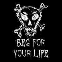 Beg For Your Life Halloween Costume Word Design T Shirt Youth Hoodie | Artistshot