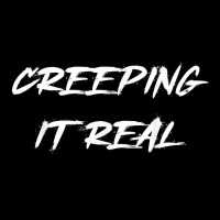 Creeping It Real Halloween Costume Word Design T Shirt Lightweight Hoodie | Artistshot