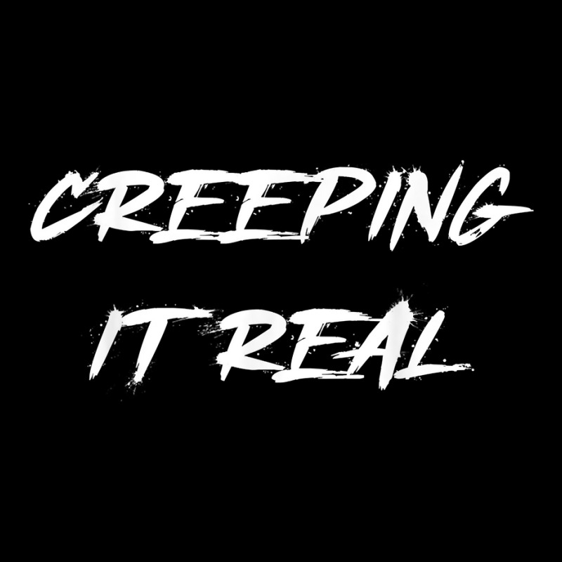 Creeping It Real Halloween Costume Word Design T Shirt Lightweight Hoodie | Artistshot