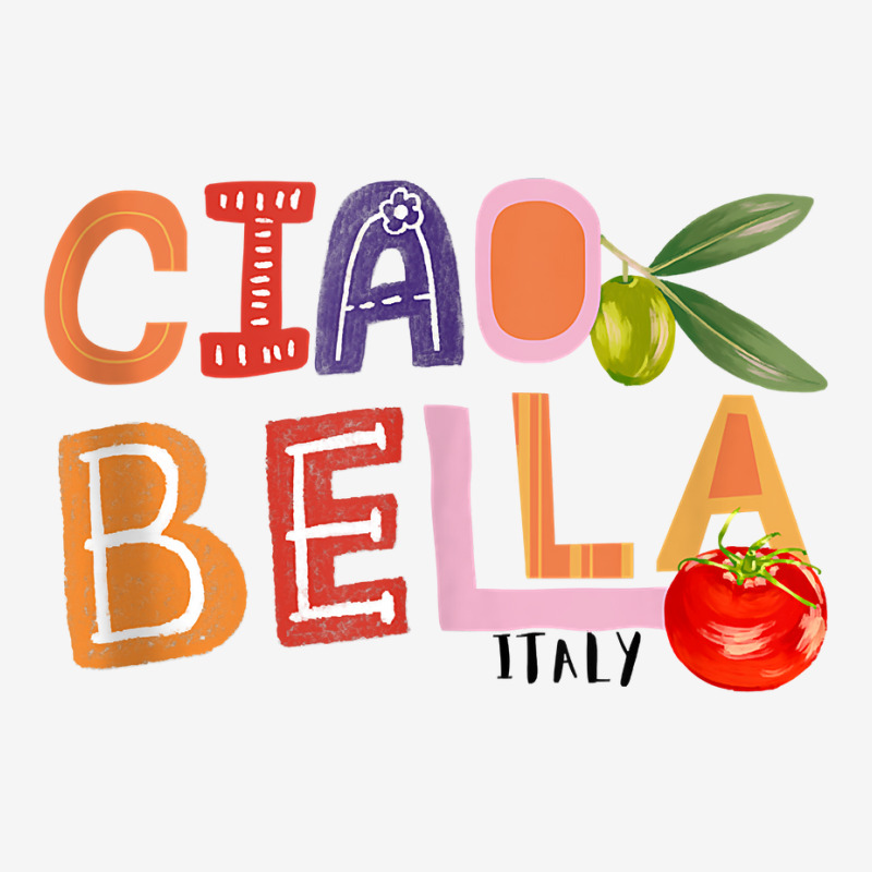 Funny Ciao Bella Saying Italy Garden For Italian Foods Lover Tank Top Adjustable Cap | Artistshot