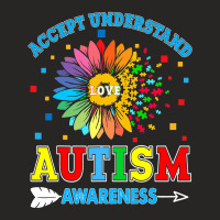 Autism Awareness Accept Understand Ladies Fitted T-shirt | Artistshot