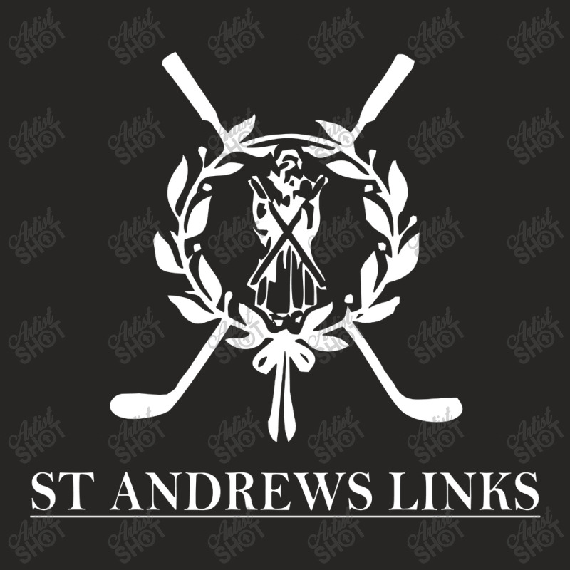 St Andrews Links Ladies Fitted T-Shirt by Relaxa | Artistshot