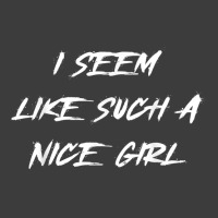 I Seem Like Such A Nice Girl Halloween Costume Word Design T Shirt Men's Polo Shirt | Artistshot