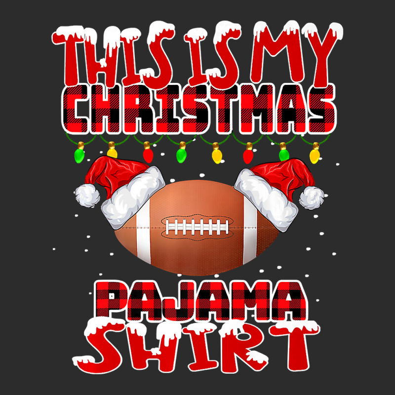 Football This Is My Christmas Pajama Football Xmas Boys Men 377 Exclusive T-shirt by permad | Artistshot