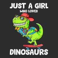 Just A Girl Who Loves Dinosaurs Cute T Rex Dinosaur Kids T Shirt Exclusive T-shirt | Artistshot