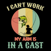 Fisherman T  Shirt Fisherman, I Can't Work Today My Arm Is In A Cast, Lightweight Hoodie | Artistshot