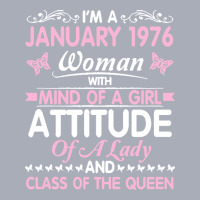 Birthday 45 Years Born In January 1976 T  Shirt I'm A January Woman 19 Tank Dress | Artistshot