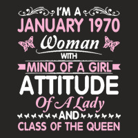 Birthday 51 Years Born In January 1970 T  Shirt I'm A January Woman 19 Ladies Fitted T-shirt | Artistshot