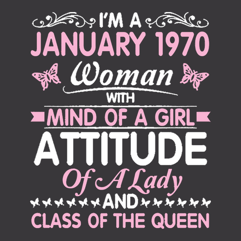 Birthday 51 Years Born In January 1970 T  Shirt I'm A January Woman 19 Ladies Curvy T-Shirt by elephantjellyfish | Artistshot