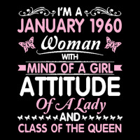 Birthday 61 Years Born In January 1960 T  Shirt I'm A January Woman 19 Adjustable Cap | Artistshot