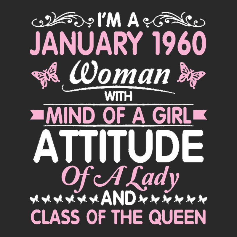 Birthday 61 Years Born In January 1960 T  Shirt I'm A January Woman 19 Printed hat by elephantjellyfish | Artistshot