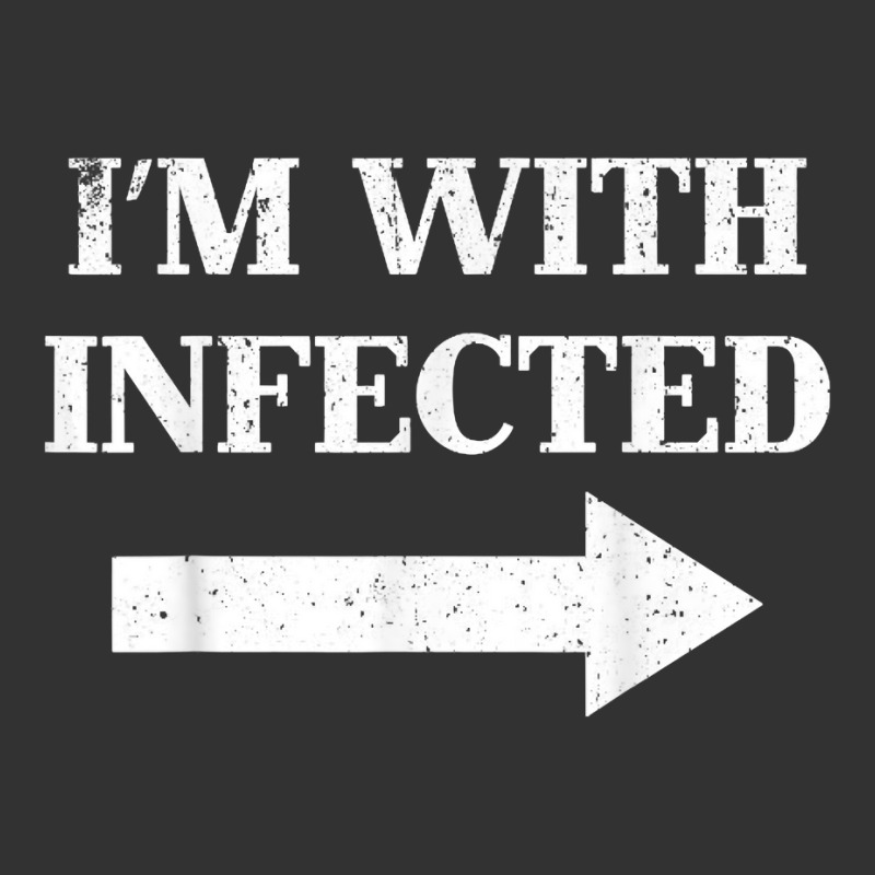 Vintage I'm With Infected T Shirt Baby Bodysuit | Artistshot