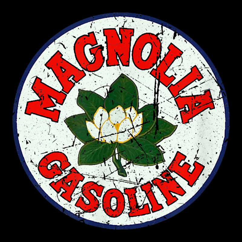 Vintage Magnolia Gasoline Gas Pump Road Sign T Shirt V-neck Tee | Artistshot