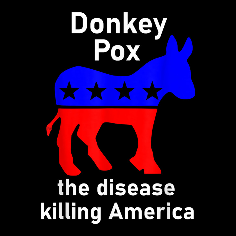 Donkey Pox Donkey Political Funny   Satire T Shirt Cropped Sweater by alaizws | Artistshot