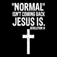 Normal Isn't Coming Back But Jesus Is Revelation 14 Costume T Shirt Cropped Sweater | Artistshot