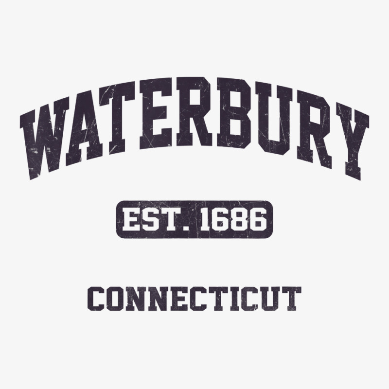 Waterbury Connecticut Ct Vintage State Athletic Style T Shirt Ladies Fitted T-Shirt by haylesfshiltsxd1 | Artistshot