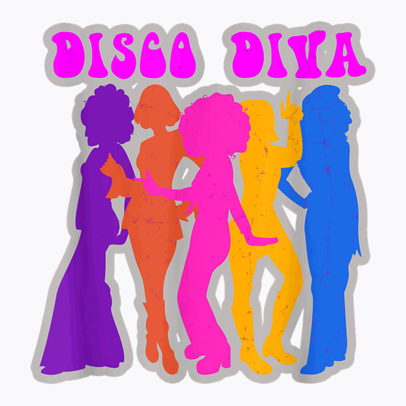 Disco Diva Disco Outfit Women Disco Girl Costume Designs T Shirt T-shirt | Artistshot