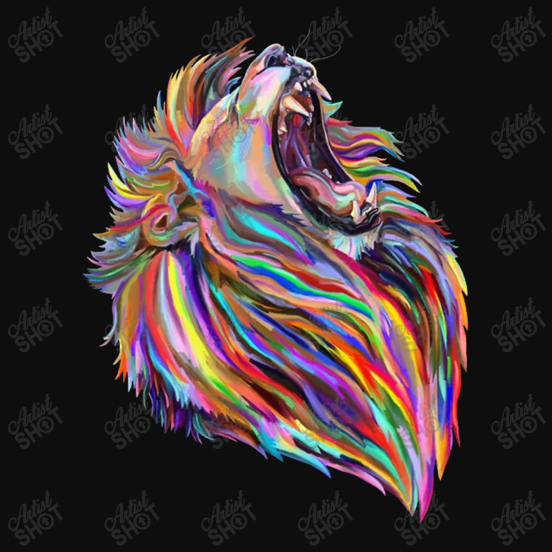 Roaring Regal Rainbow Lion Crop Top by kakashop | Artistshot