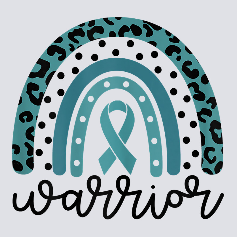 Womens Warrior Cute Teal Rainbow Graphic Ovarian Cancer Awareness T Sh Bucket Hat | Artistshot