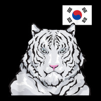 White Siberian Tiger South Korean Flag T Shirt Zipper Hoodie | Artistshot