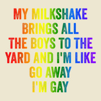 Pride My Milkshake Brings All The Boys To The Yard I'm Gay T Shirt Cropped Hoodie | Artistshot