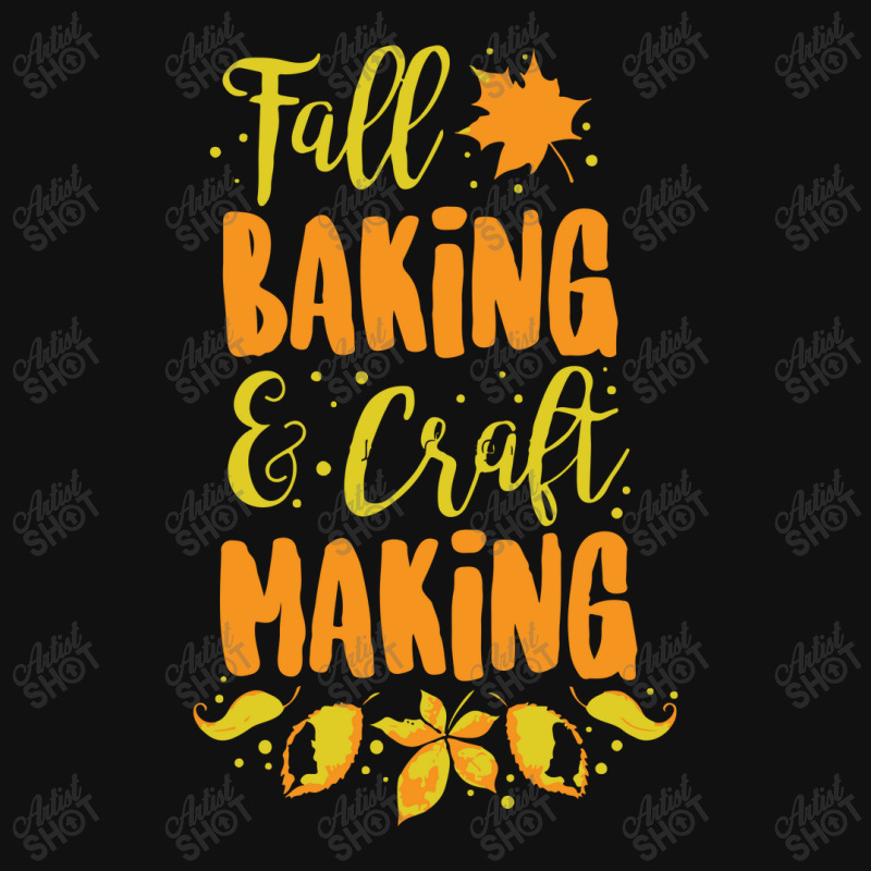 Fall Baking & Craft Making License Plate | Artistshot