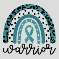 Womens Warrior Cute Teal Rainbow Graphic Ovarian Cancer Awareness T Sh Men's Polo Shirt | Artistshot