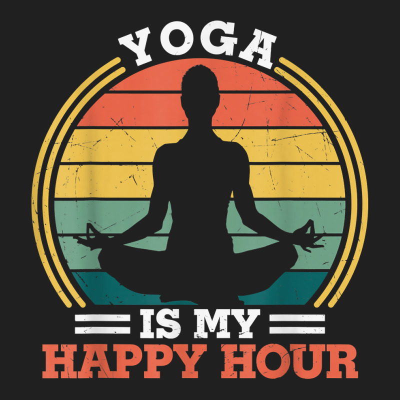 Yoga Is My Happy Hour Meditate   Yoga Meditation Spiritual T Shirt Ladies Polo Shirt by haylesfshiltsxd1 | Artistshot