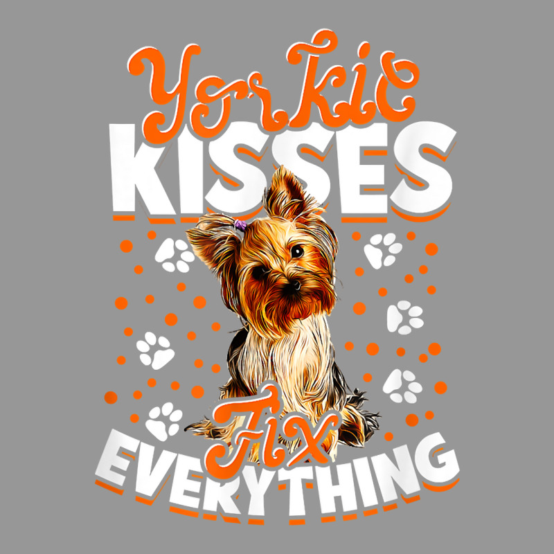 Yorkie Kisses Fix Everything   Yorkshire Terrier T Shirt Women's V-Neck T-Shirt by haylesfshiltsxd1 | Artistshot