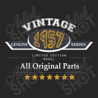 Vintage Genuine 1957 Series All Original Parts Ladies Fitted T-shirt | Artistshot