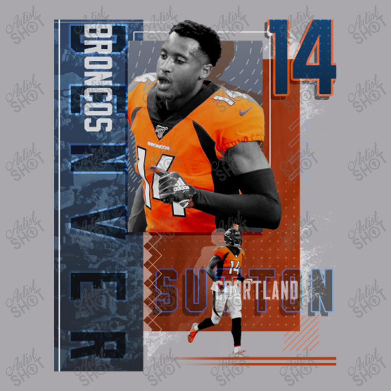 Courtland Sutton Football Paper Poster Broncos 2 Youth 3/4 Sleeve | Artistshot