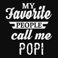 Mens My Favorite People Call Me Popi Grandpa Crop Top | Artistshot