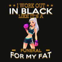 I Work Out In Black For My Funny Sarcastic T Shirt Scorecard Crop Tee | Artistshot